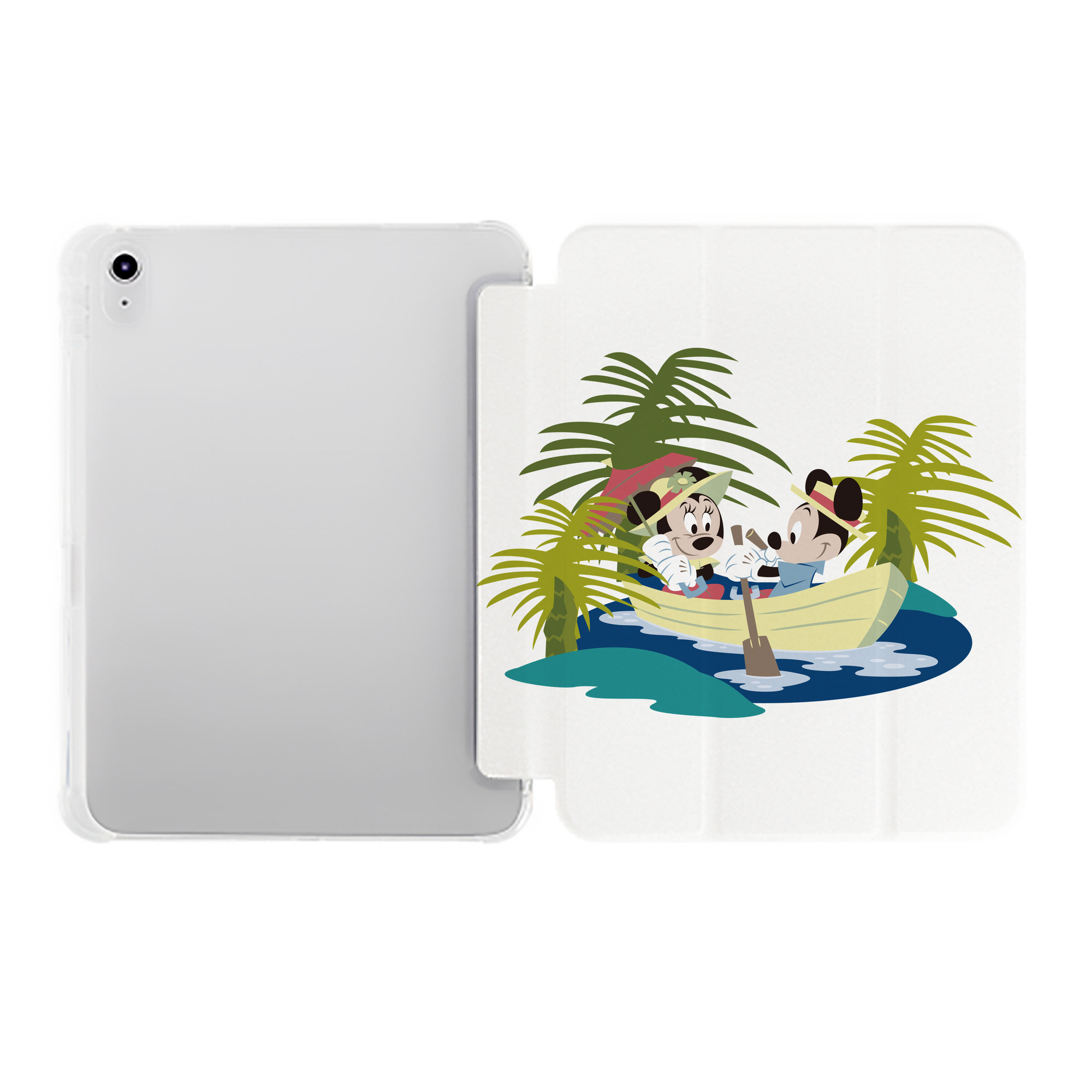 （画像用） ミッキーマウス Mickey Mouse IPad ケース ペン収納付き 三つ折りスタンド PUレザー×シリコン 対応機種9.5/10.5/10.9インチ